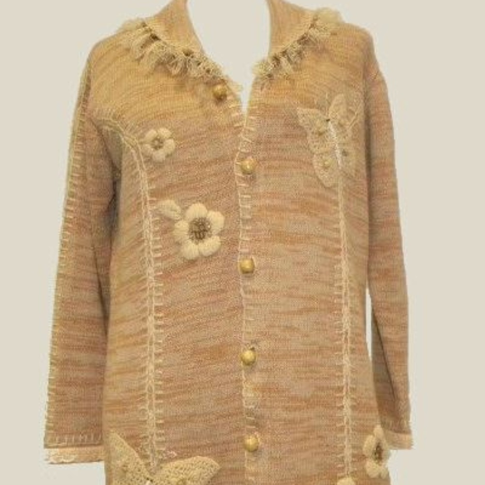 Storybook Knits HSN Embroidered Sweater
